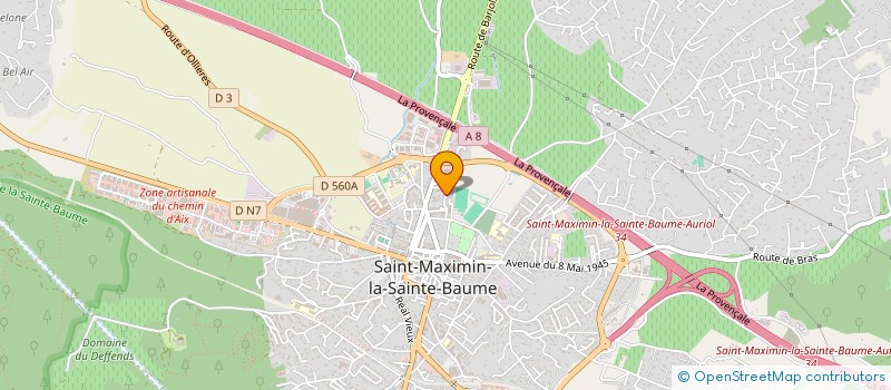 localisation de l'entreprise MONSIEUR LUDOVIC CAQUET  SAINT-MAXIMIN-LA-SAINTE-BAUME