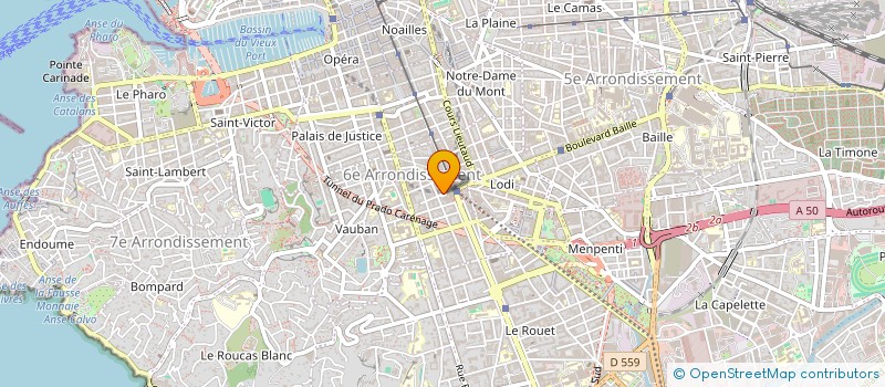 localisation de l'entreprise MONSIEUR LUDOVIC CARDON FREVILLE à MARSEILLE