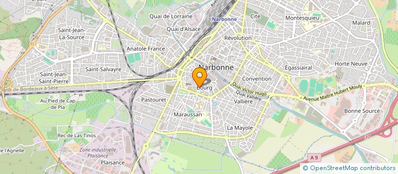 localisation de l'entreprise MONSIEUR LUDOVIC CAREL  GRUISSAN