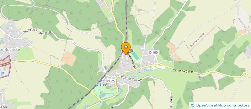 localisation de l'entreprise MONSIEUR LUDOVIC CARLIER  CLERES