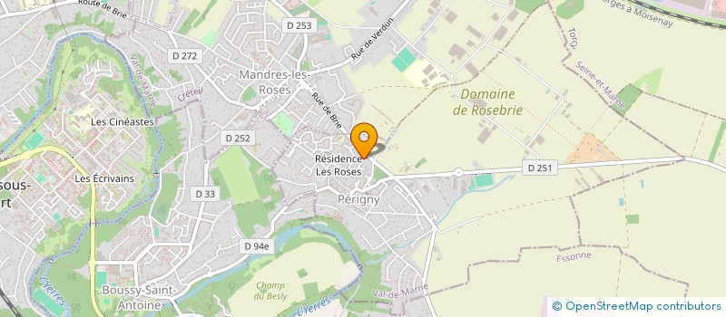 localisation de l'entreprise MONSIEUR LUDOVIC CARPENTIER  PERIGNY