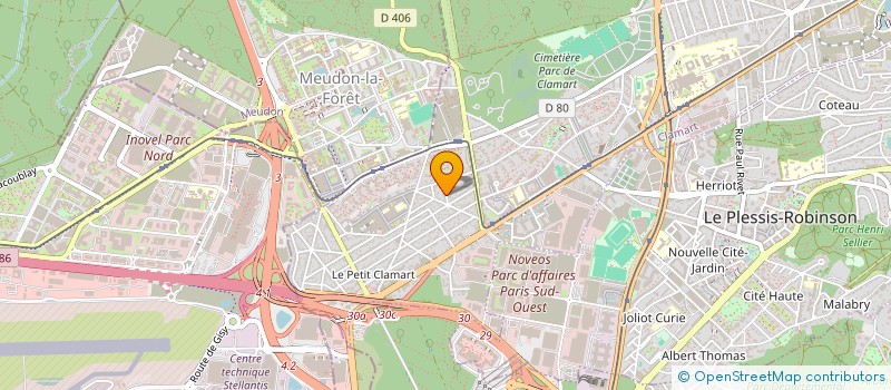 localisation de l'entreprise MONSIEUR LUDOVIC CARRECA à CLAMART