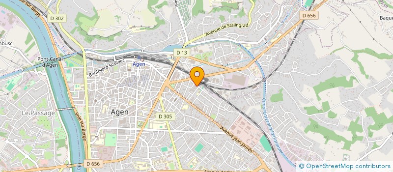 localisation de l'entreprise MONSIEUR LUDOVIC CASSAN  AGEN