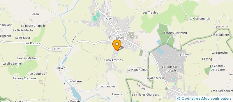 localisation de l'entreprise MONSIEUR LUDOVIC CASTEL  PLOUASNE