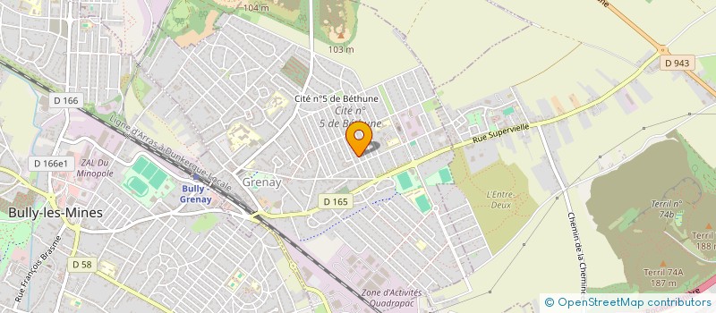 localisation de l'entreprise MONSIEUR LUDOVIC CATOUILLARD  GRENAY