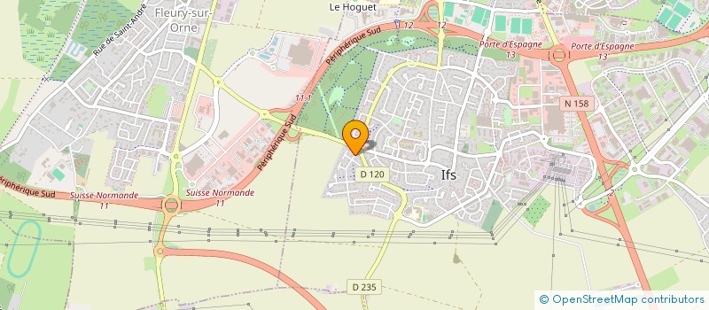 localisation de l'entreprise MONSIEUR LUDOVIC CAUDRON  IFS