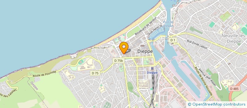 localisation de l'entreprise MONSIEUR LUDOVIC CAURET à DIEPPE