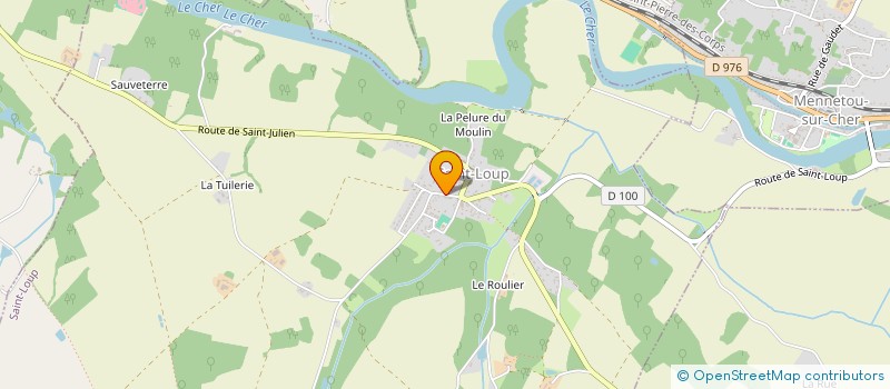 localisation de l'entreprise MONSIEUR LUDOVIC CAVARD  SAINT-LOUP