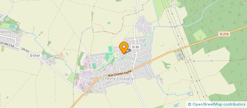 localisation de l'entreprise MONSIEUR LUDOVIC CAVIGLIOLI  CHEVRY-COSSIGNY