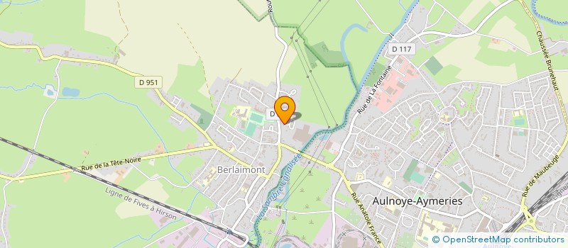 localisation de l'entreprise MONSIEUR LUDOVIC CAYEN  BERLAIMONT