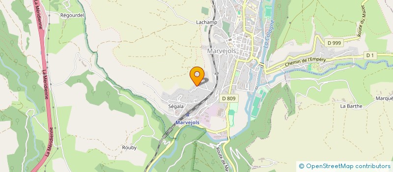 localisation de l'entreprise MONSIEUR LUDOVIC CAYREL  LE BUISSON