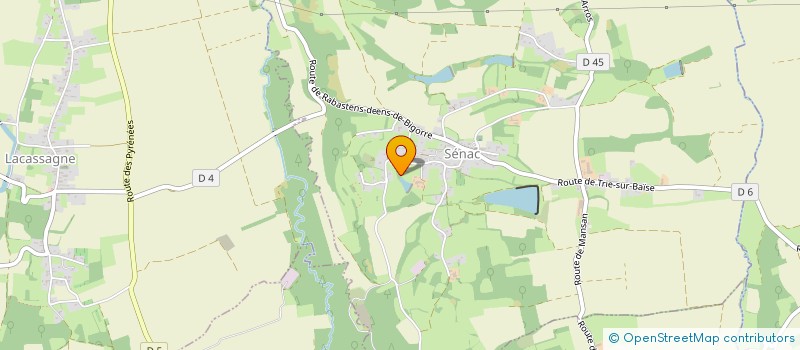 localisation de l'entreprise MONSIEUR LUDOVIC CAZANAVE  SENAC