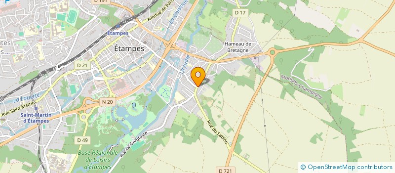 localisation de l'entreprise MONSIEUR LUDOVIC CAZENAVE-VERGEZ  ETAMPES