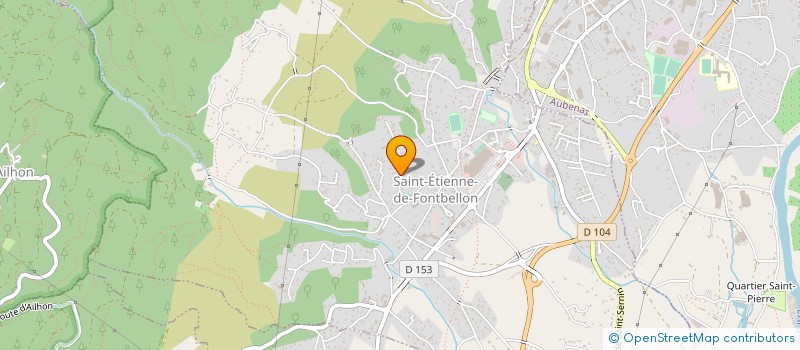 localisation de l'entreprise MONSIEUR LUDOVIC CELLIER  SAINT-ETIENNE-DE-FONTBELLON