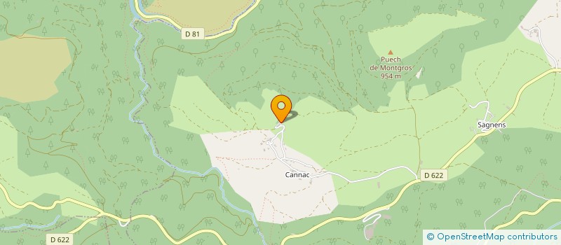 localisation de l'entreprise MONSIEUR LUDOVIC CERVERA  LACAUNE