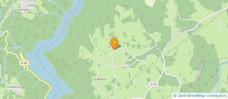 localisation de l'entreprise MONSIEUR LUDOVIC CEYRAT  SERVIERES-LE-CHATEAU