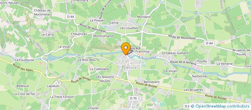 localisation de l'entreprise MONSIEUR LUDOVIC CHABERT  SAINT-ETIENNE-DES-OULLIERES