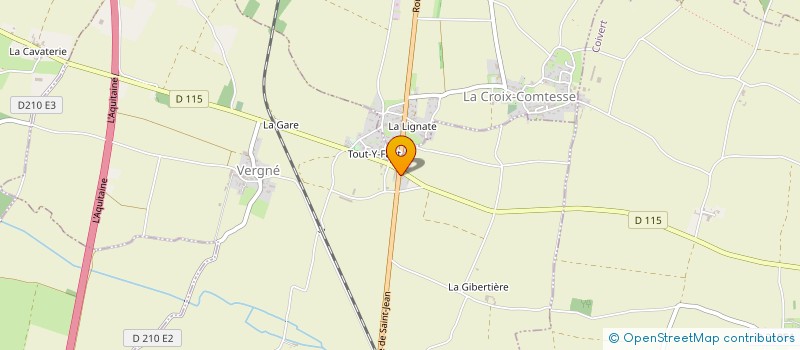 localisation de l'entreprise MONSIEUR LUDOVIC CHAFFOIS  VERGNE