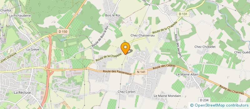 localisation de l'entreprise MONSIEUR LUDOVIC CHALABI  CHANIERS