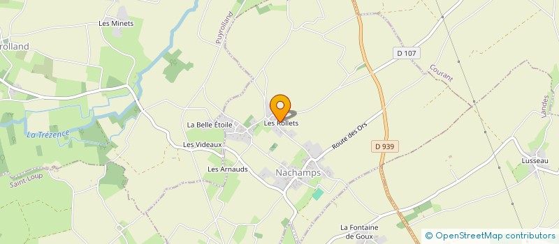 localisation de l'entreprise MONSIEUR LUDOVIC CHALMETTE  LA DEVISE