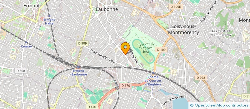 localisation de l'entreprise MONSIEUR LUDOVIC CHAMBAUD à EAUBONNE