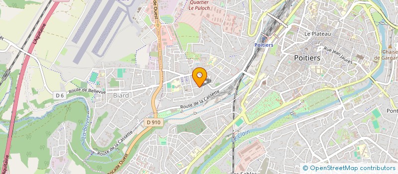 localisation de l'entreprise MONSIEUR LUDOVIC CHAMPAIN  POITIERS