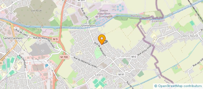 localisation de l'entreprise MONSIEUR LUDOVIC CHAMPION  LEERS