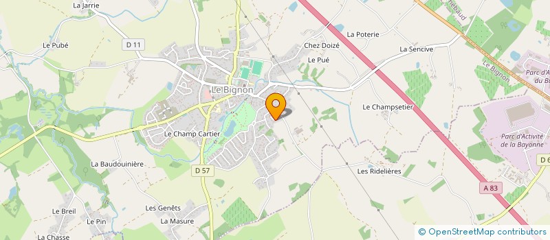 localisation de l'entreprise MONSIEUR LUDOVIC CHANSON  LA PLANCHE