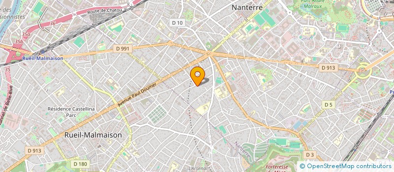 localisation de l'entreprise MONSIEUR LUDOVIC CHAPEL  NANTERRE