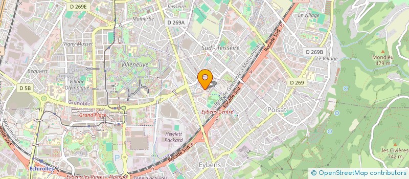 localisation de l'entreprise MONSIEUR LUDOVIC CHAPELON  LE PONT-DE-CLAIX