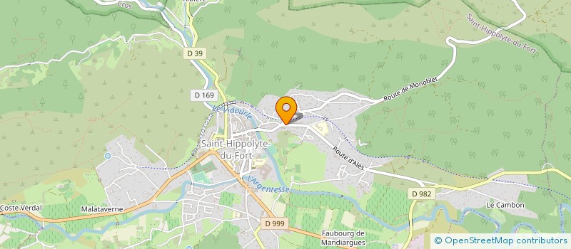 localisation de l'entreprise MONSIEUR LUDOVIC CHAPTAL  SAINT-HIPPOLYTE-DU-FORT