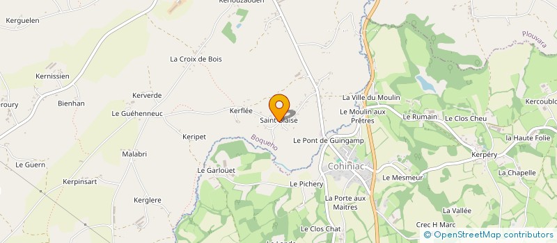 localisation de l'entreprise MONSIEUR LUDOVIC CHARBONNEAU  BOQUEHO