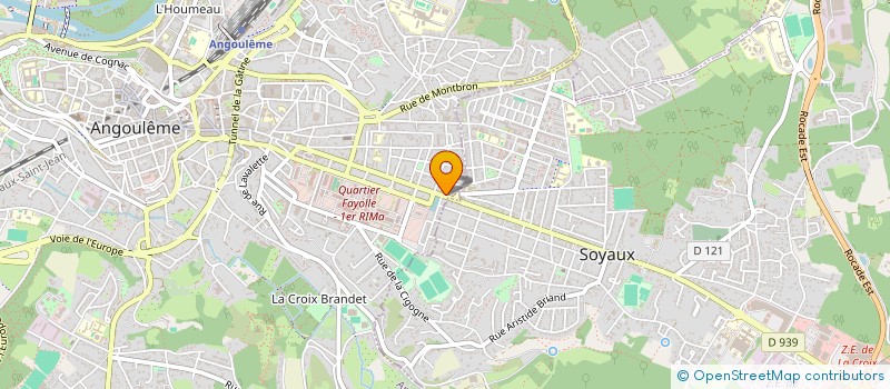 localisation de l'entreprise MONSIEUR LUDOVIC CHARLES à ANGOULEME
