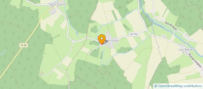 localisation de l'entreprise MONSIEUR LUDOVIC CHARPILLET  LA VERNOTTE