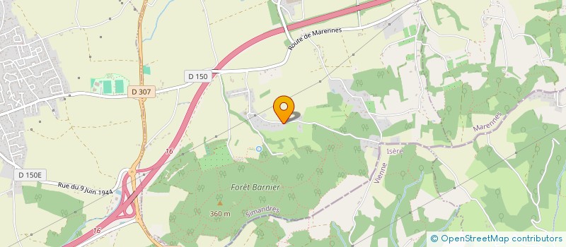 localisation de l'entreprise MONSIEUR LUDOVIC CHARROUD  SIMANDRES