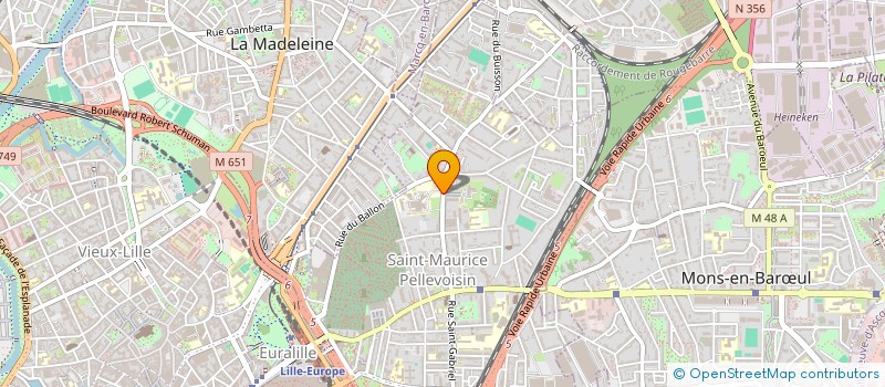 localisation de l'entreprise MONSIEUR LUDOVIC CHARTIER à LILLE
