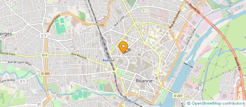 localisation de l'entreprise MONSIEUR LUDOVIC CHASSIGNOL  ROANNE