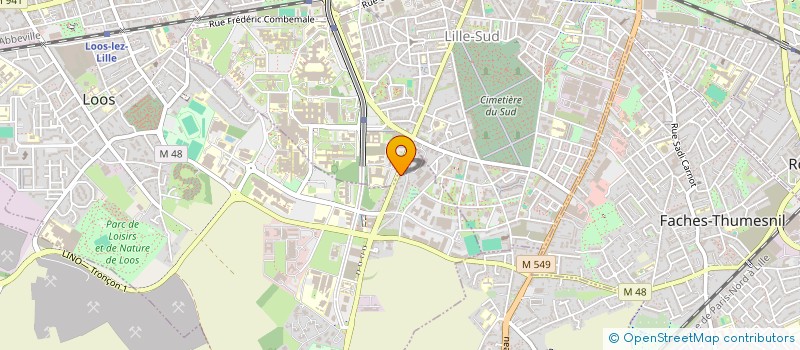 localisation de l'entreprise MONSIEUR LUDOVIC CHATELAIN  LOOS