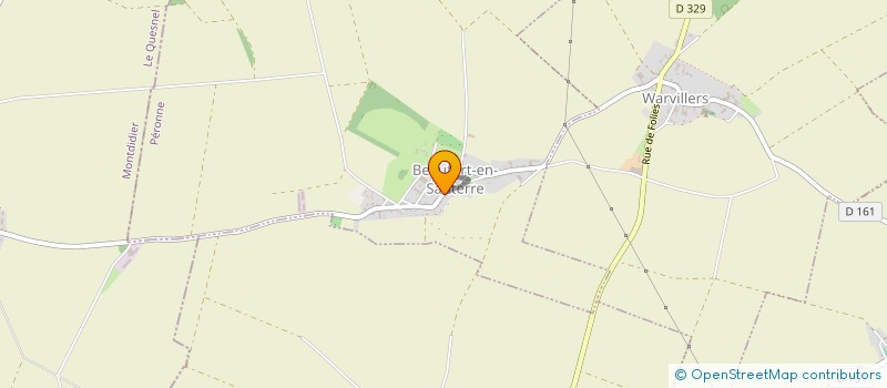 localisation de l'entreprise MONSIEUR LUDOVIC CHATELAIN  BEAUFORT-EN-SANTERRE