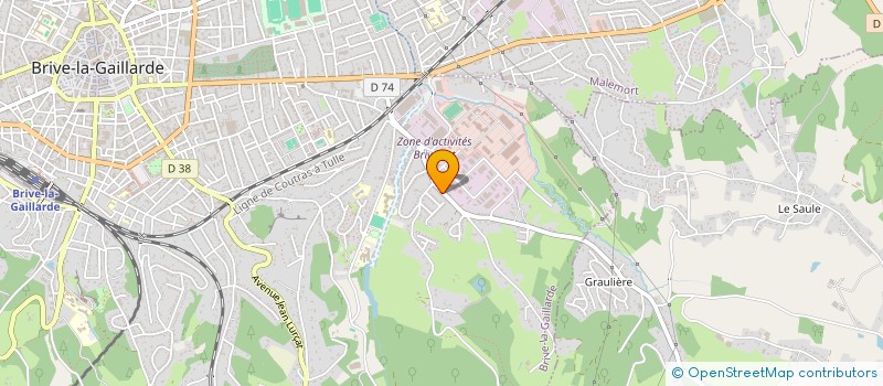 localisation de l'entreprise MONSIEUR LUDOVIC CHAUMEIL  BRIVE-LA-GAILLARDE