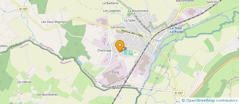 localisation de l'entreprise MONSIEUR LUDOVIC CHAUVIN à VAL-AU-PERCHE