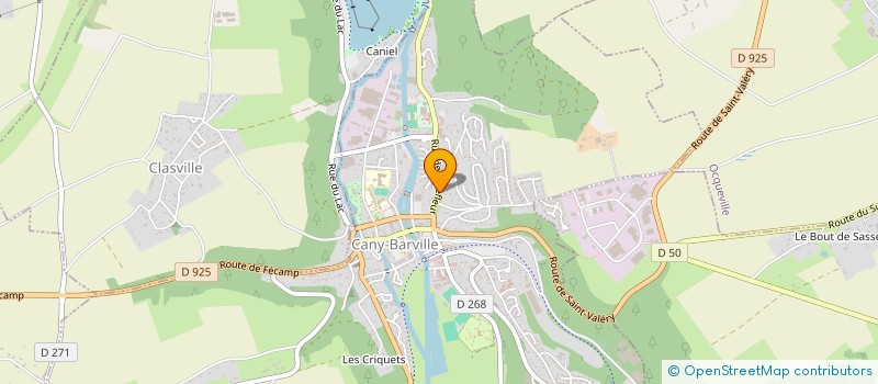 localisation de l'entreprise MONSIEUR LUDOVIC CHAUVIN  CANY-BARVILLE