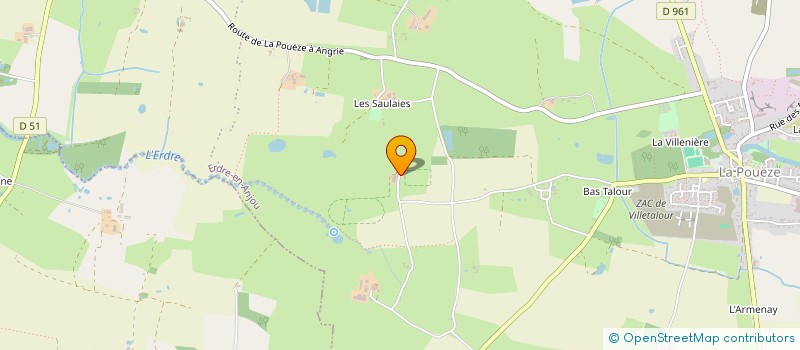 localisation de l'entreprise MONSIEUR LUDOVIC CHAUVIN  LONGUENEE-EN-ANJOU