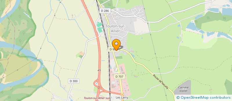 localisation de l'entreprise MONSIEUR LUDOVIC CHELLES à TOULON-SUR-ALLIER