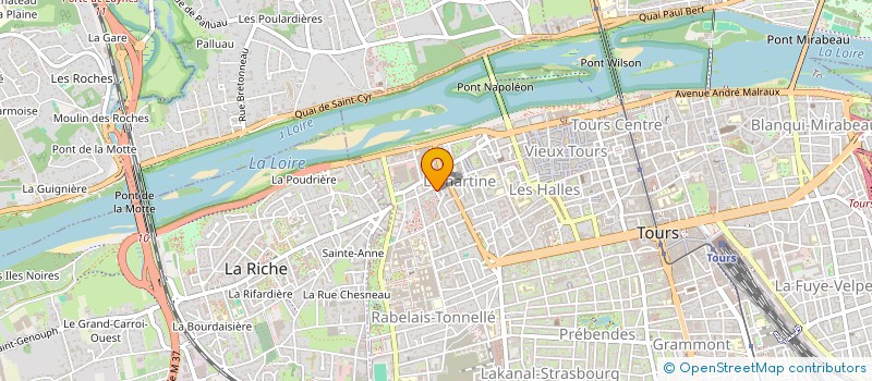 localisation de l'entreprise MONSIEUR LUDOVIC CHERPEAU  TOURS
