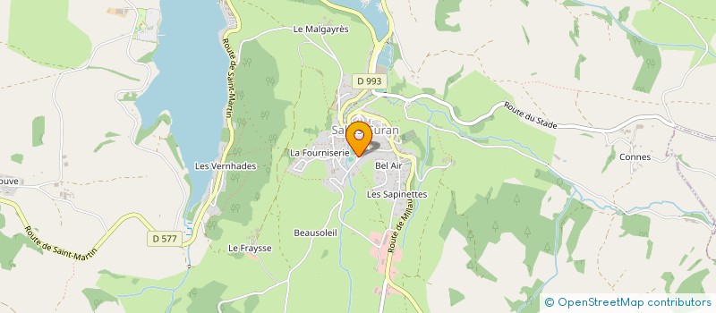 localisation de l'entreprise MONSIEUR LUDOVIC CHEVALIER  SALLES-CURAN