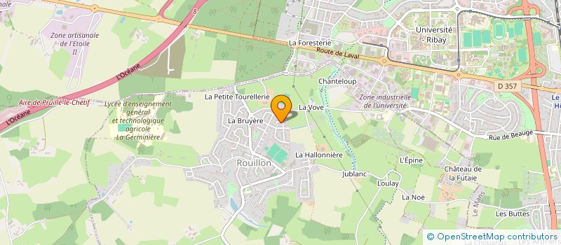 localisation de l'entreprise MONSIEUR LUDOVIC CHEVALLIER  ROUILLON