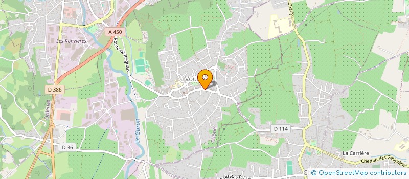 localisation de l'entreprise MONSIEUR LUDOVIC CHOLLIER  VOURLES