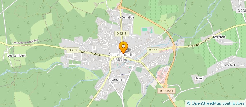 localisation de l'entreprise MONSIEUR LUDOVIC CHOPARD  CASTELNAU-DE-MEDOC