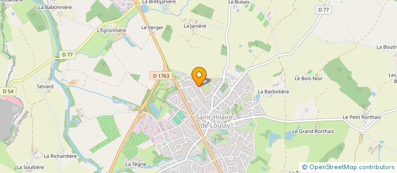 localisation de l'entreprise MONSIEUR LUDOVIC CHRIST à MONTAIGU-VENDEE